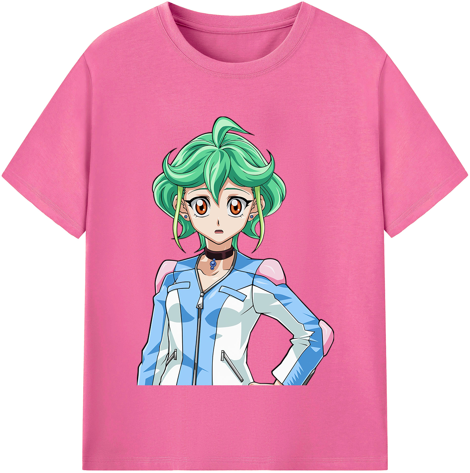 （画像用） 遊☆戯☆王 Yu-Gi-Oh! レディースカジュアルプリントTシャツ（綿100％）